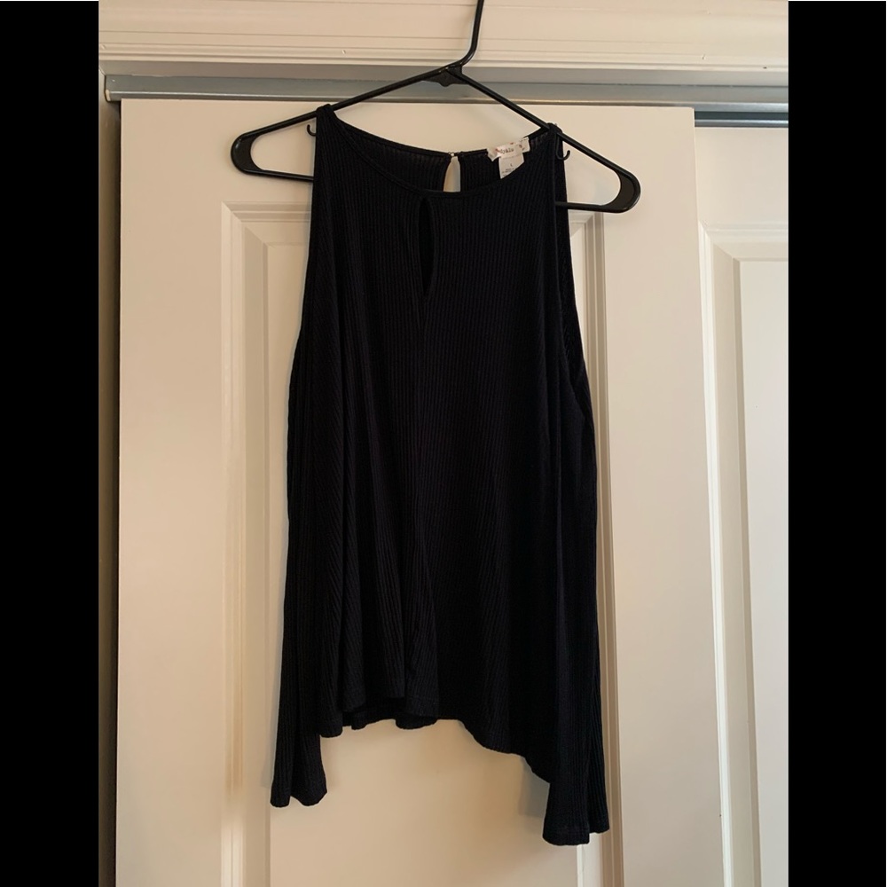 South Moon Under Open-shoulder Long Sleeve Top